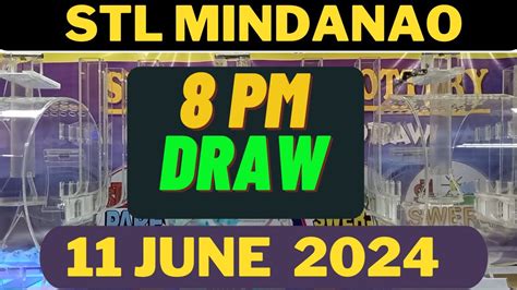 STL Mindanao result today 8pm Live 27 June 2024 .